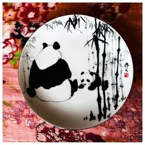 Pandas of Wu Zouren Fleetwood Collection Plate 4 of 6 VINTAGE 1981